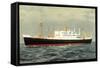Hapag, M.V. Westerdam, Dampfschiff Auf Hoher See-null-Framed Stretched Canvas