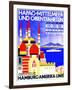 Hapag Mediterranean and Orient Cruises', Poster Advertising the Hamburg American Line, 1927-null-Framed Giclee Print