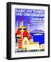 Hapag Mediterranean and Orient Cruises', Poster Advertising the Hamburg American Line, 1927-null-Framed Giclee Print