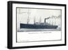 Hapag, P.D. President Grant, Dampfschiff, Rauch-null-Framed Giclee Print