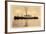 Hapag, S.S. Deutschland, Dampfschiff, Rauch-null-Framed Giclee Print