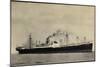 Hapag, S.S. Duivendijk, Dampfschiff, Rauch-null-Mounted Giclee Print