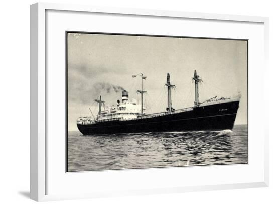 Hapag, S.S. Eemdyk, Dampfschiff Auf Hoher See--Framed Giclee Print