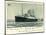 Hapag, S.S. Hamburg, New York, 1936, Dampfschiff-null-Mounted Giclee Print