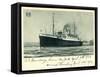 Hapag, S.S. Hamburg, New York, 1936, Dampfschiff-null-Framed Stretched Canvas