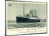 Hapag, S.S. Hamburg, New York, 1936, Dampfschiff-null-Mounted Giclee Print