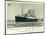 Hapag, S.S. Hamburg, New York, 1936, Dampfschiff-null-Mounted Giclee Print