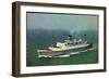 Hapag, S.S. Maasdam, Dampfschiff Auf See, Nebel-null-Framed Giclee Print