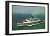 Hapag, S.S. Maasdam, Dampfschiff Auf See, Nebel-null-Framed Giclee Print