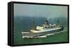 Hapag, S.S. Maasdam, Dampfschiff Auf See, Nebel-null-Framed Stretched Canvas
