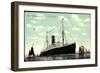 Hapag, S.S. Noordam, Dampfschiff, Segelboote-null-Framed Giclee Print