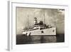 Hapag,Seebäderdienst,Dampfschiff Cobra Bei Helgoland-null-Framed Giclee Print