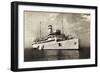 Hapag,Seebäderdienst,Dampfschiff Cobra Bei Helgoland-null-Framed Giclee Print