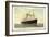 Hapag, T.S.S. Nieuw Amsterdam, Dampfschiff-null-Framed Giclee Print