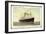 Hapag, T.S.S. Nieuw Amsterdam, Dampfschiff-null-Framed Giclee Print