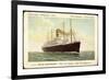 Hapag, T.S.S. Nieuw Amsterdam, Dampfschiff-null-Framed Giclee Print