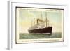 Hapag, T.S.S. Nieuw Amsterdam, Dampfschiff-null-Framed Giclee Print