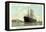 Hapag, T.S.S Rotterdam, Dampfschiff Am Hafen-null-Framed Stretched Canvas