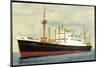 Hapag, Totalansicht Vom Dampfschiff M.V. Noordam-null-Mounted Giclee Print