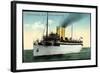 Hapag, Turbinen Dampfschiff Kaiser in Fahrt-null-Framed Giclee Print