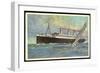 Hapag, United American Lines, Dampfer Resolute-null-Framed Giclee Print