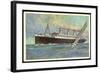 Hapag, United American Lines, Dampfer Resolute-null-Framed Giclee Print
