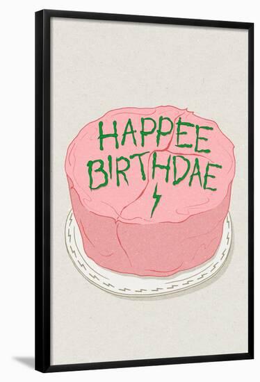 Happee Birthdae-null-Framed Poster