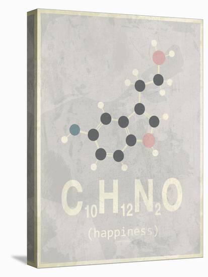 Happiennes - Medium Grey-TypeLike-Stretched Canvas