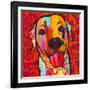 Happiest Lab!-Evangeline Taylor-Framed Art Print