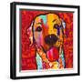 Happiest Lab!-Evangeline Taylor-Framed Art Print