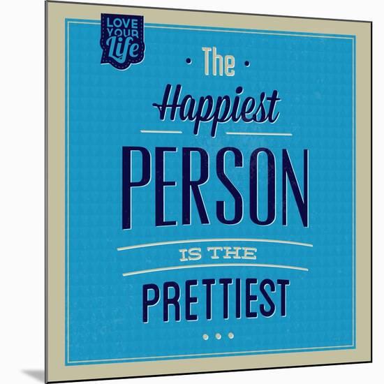 Happiest Person 1-Lorand Okos-Mounted Art Print