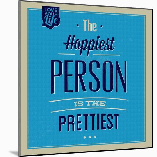 Happiest Person 1-Lorand Okos-Mounted Art Print