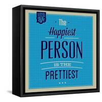 Happiest Person 1-Lorand Okos-Framed Stretched Canvas