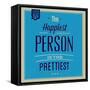 Happiest Person 1-Lorand Okos-Framed Stretched Canvas