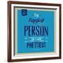 Happiest Person 1-Lorand Okos-Framed Art Print