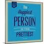 Happiest Person 1-Lorand Okos-Mounted Premium Giclee Print