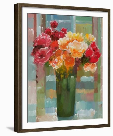 Happily a-Bloom-Hooshang Khorasani-Framed Art Print