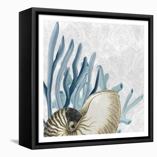 Happiness Beach 2-Kimberly Allen-Framed Stretched Canvas