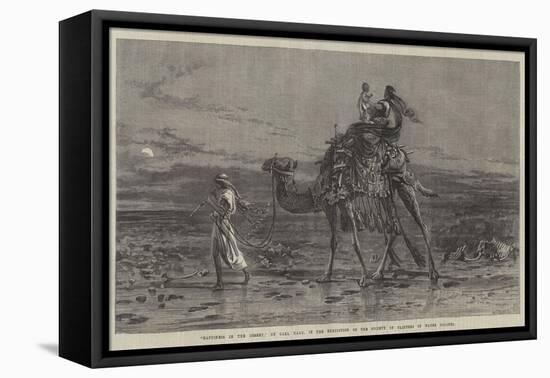 Happiness in the Desert-Carl Haag-Framed Stretched Canvas