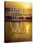 Happiness in Waves-Kimberly Glover-Stretched Canvas