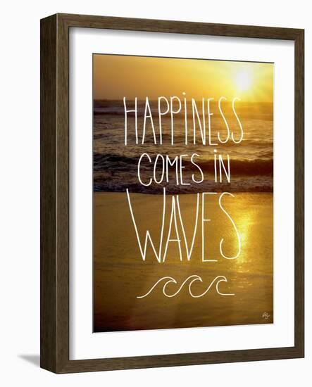 Happiness in Waves-Kimberly Glover-Framed Giclee Print