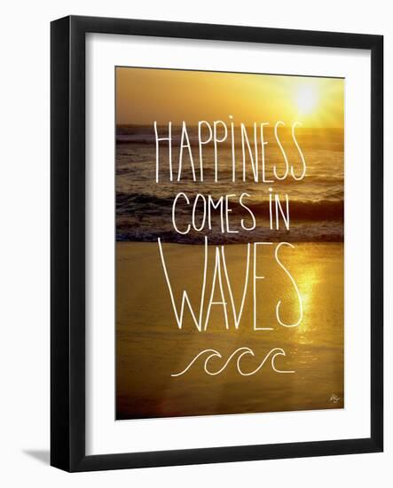 Happiness in Waves-Kimberly Glover-Framed Giclee Print