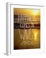 Happiness in Waves-Kimberly Glover-Framed Giclee Print
