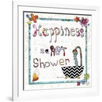 Happiness Is a Hot Shower-Megan Aroon Duncanson-Framed Giclee Print