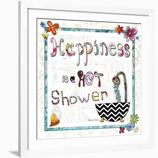 Happiness Is a Hot Shower-Megan Aroon Duncanson-Framed Giclee Print