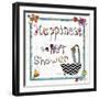 Happiness Is a Hot Shower-Megan Aroon Duncanson-Framed Giclee Print