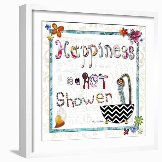 Happiness Is a Hot Shower-Megan Aroon Duncanson-Framed Giclee Print