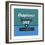 Happiness Is a Journey Not a Destination 1-Lorand Okos-Framed Premium Giclee Print