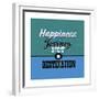 Happiness Is a Journey Not a Destination 1-Lorand Okos-Framed Premium Giclee Print