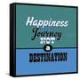 Happiness Is a Journey Not a Destination 1-Lorand Okos-Framed Stretched Canvas